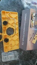 WORKBRO-kit de bisagra oculta, herramientas de carpintería, marco adecuado para el rostro, armario, bisagras de puerta, instalación, 35mm