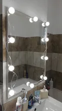 Bulbs Vanity-Lights Wall-Lamp Dressing Make-Up-Mirror-Light Dimmable Hollywood LED Bathroom
