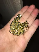 IngeSight.Z-gargantilla gruesa cubana de Color dorado para mujer, Collar Punk, Miami, minimalista, joyería