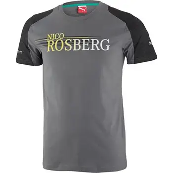 

Mercedes men's T-shirt Rosberg Gray size XXL