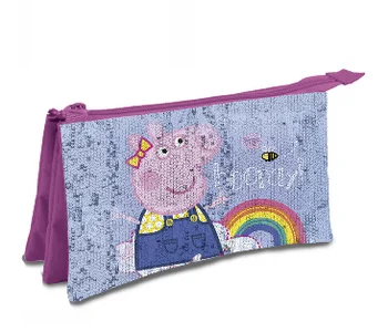 

Pencil pouch Sequins Threefold Peppa Pig 21x7xcm.