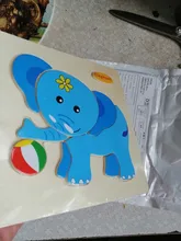 Rompecabezas 3D de madera Montessori para niños, juguete de rompecabezas de animales de dibujos animados, rompecabezas de madera para niños educativos bebé