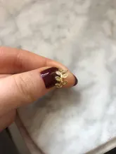 XIYANIKE-pendientes de plata de primera ley con forma de hoja para mujer, aretes pequeños, plata esterlina 925, Circonia cúbica, zirconia, circonita, zirconita, ajustable, hecho a mano