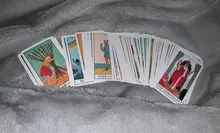 The Modern Witch Tarot-cartas de guía de cubierta, juego de cartas de mesa, tarjeta de adivinación mágica de destino