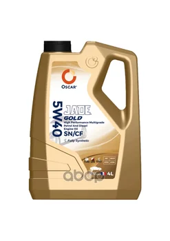 

Oscar engine oil Oscar Jade gold 5w40, 4L 6298013475227