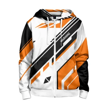 

Children's sweatshirt 3D with zipper CS: Go-asiimov P90 style