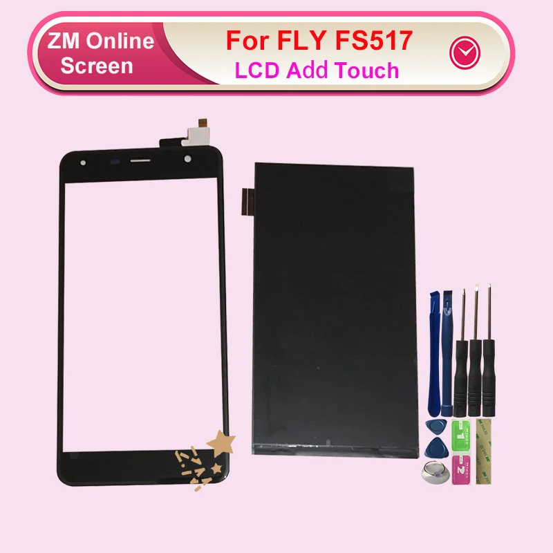 RYKKZ для Fly fs517 cirrus 11 FS 517 lcd добавляющий кодирующий преобразователь сенсорного экрана в сборе Замена