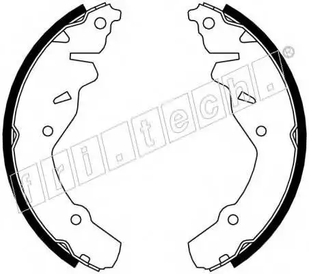 Колодки барабанные Chrysler PT-Cruiser 00- fri.tech. 1023.004