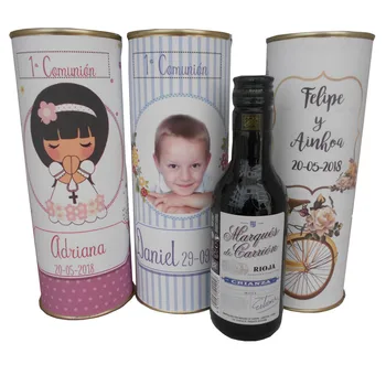 

Lot 6 units/customized with easy open tin and red wine's Maqués Carrión