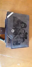 Carteras con espacio para foto personalizada para hombre, carteras con espacio para foto, cortas con diseño de cartera, monedero Retro de alta capacidad, regalo para hombre, marido con cremallera, bolsillo para monedas
