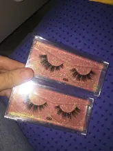 SHIDISHANGPIN-pestañas de visón 3D, pestañas postizas de visón Real Libre de crueldad, tira esponjosa, pestaña gruesa, maquillaje de imitación, 37A, 1 par