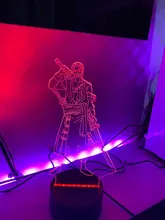 Led-Night-Light Table-Lamp Zoro-Figure Bedroom-Decoration Roronoa Bedside Anime Japanese