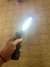 Linterna LED COB recargable por USB, luz de inspección de trabajo, 5 modos, luz trasera magnética, diseño, linterna para colgar, resistente al agua