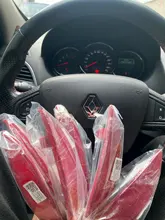 Tira reflectante de coche, Reflector de luz de señal de parachoques trasero, para Renault Megane Mk3, 265650004R ,3805 izquierda/derecha