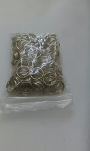 200 Uds bucles dobles 5/6/8/10/12 / 14mm anillos de salto abiertos conectores de Color oro plata DIY suministros de fabricación de joyas anillo dividido