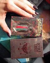 Juego de cartas de Tarot de Santa Muerte, versión en inglés, juego de mesa de fiesta familiar, Tarot