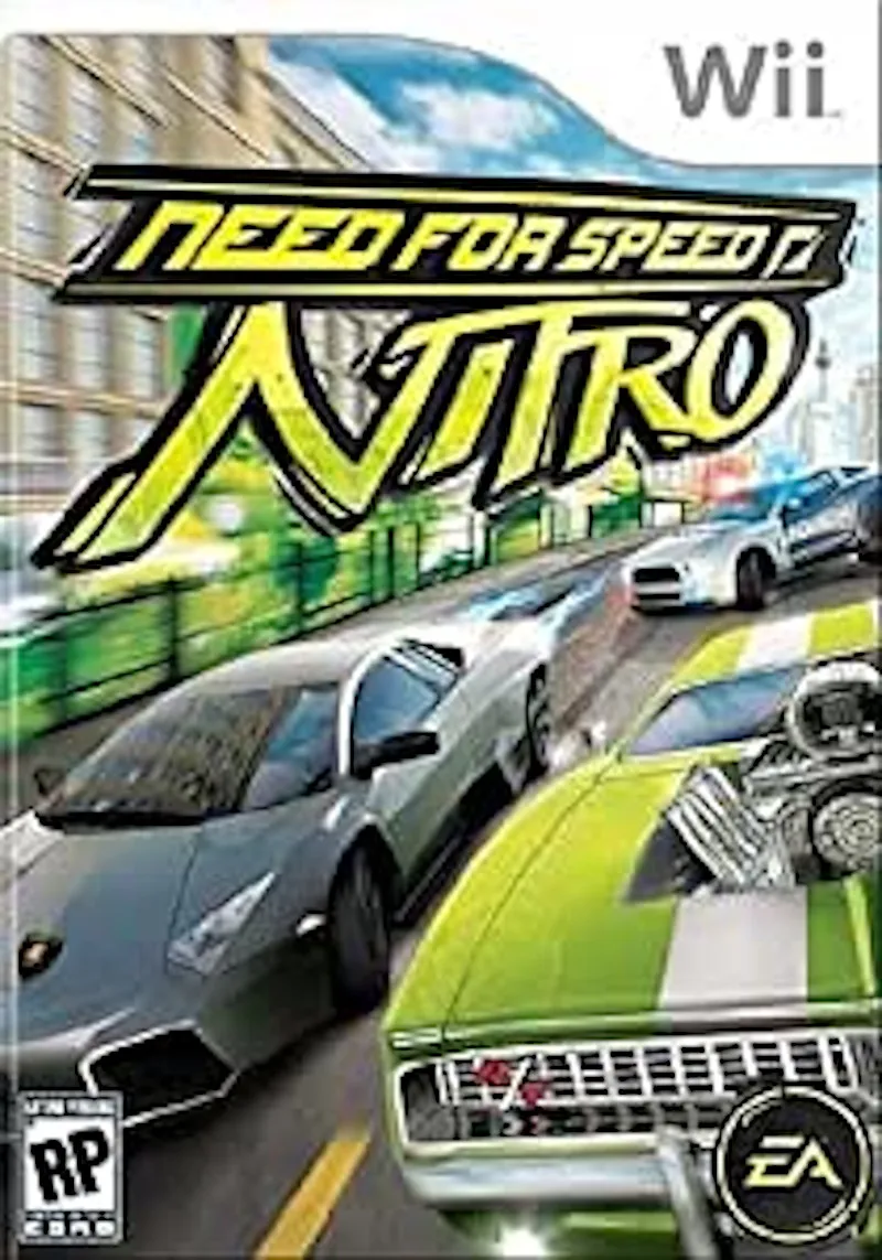 WII NEED FOR SPEED NITRO video game (second hand WII game), WII game