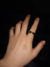 Anillo giratorio de 6/8mm inox para hombre, accesorio antiestrés, alianza de boda clásica de acero inoxidable, joyas deportivas informales