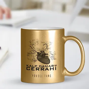 

Personalized Professional Cardiovascular Surgery Gilded Mug Cup-4