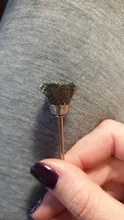 Fresas doradas para uñas, 8 tipos, herramientas portátiles de limpieza para manicura, brocas de alambre de cobre