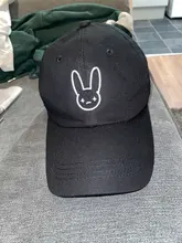 Rapero Reggaeton artista sombrero de papá Bad Bunny 100% de algodón sombreros Snapback Unisex gorras de béisbol concierto sombrero de Hip Hop sombrero bordado sombrero