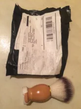 Brocha de afeitar para hombre, herramienta de afeitar con mango de madera, 2020