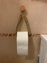 Towel Decoration-Supplies Toilet-Paper-Holder Hanging-Rope Bathroom Hotel Vintage Home