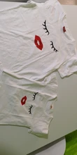 Ropa a juego de algodón con latido del corazón para madre e hija, camiseta de verano para bebé, camiseta para mamá