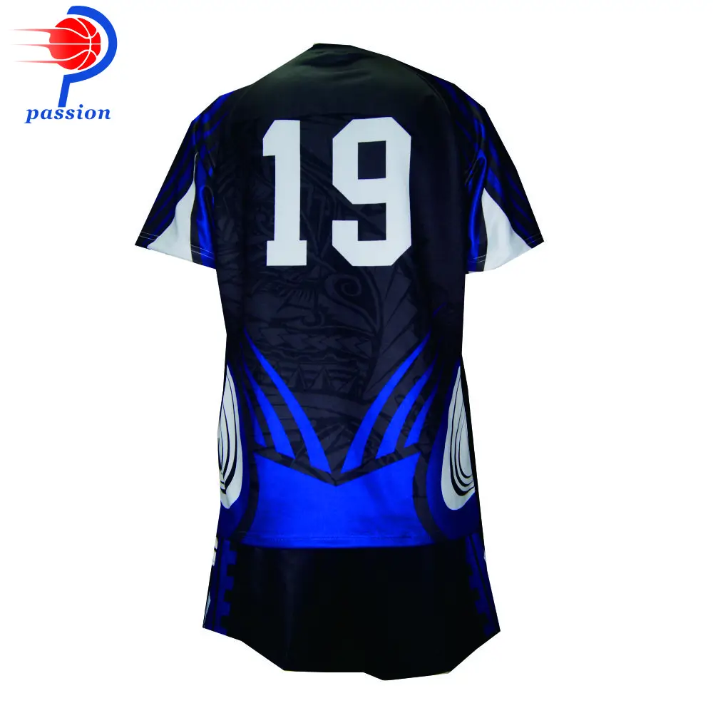 Sublimation Adult Children Kids Rugby Jersey Customize Name Number Rugby Shirt