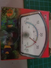 Termómetro de acuario con puntero, Dial de temperatura sumergible, copa de succión, envío directo