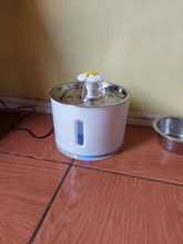 Dispensador de agua para mascotas, bebedero automático para gatos y perros, dispensador de agua eléctrico con USB, bebedero silencioso