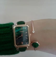 Relojes elegantes con correa de cuero para Mujer, pulsera de cuarzo a la moda, conjunto de negocios, 2 uds., envío directo