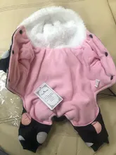 Dog Overalls Clothing Puppy Winter Coat Hoodie Pet-Dog Cotton Thicken Dot for Small Big-Polka-Dot