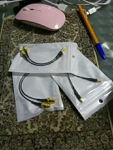 MMCX-Cable de brida de antena lineal hembra, macho a SMA/RP-SMA, para piezas de control remoto PFV, 5,8 GHz, 10cm, 15cm, 20cm, 30cm, 1 Uds.