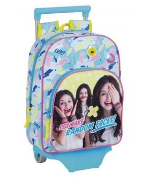 

CHILDREN 'S BACKPACK WITH WHEELS I AM MOON FACES 27X34X10 11676020 WEIGHT 0.82 KG C