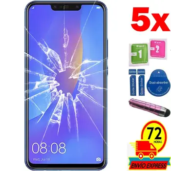 

5x Protectors Screen Tempered Glass for for HUAWEI P SMART PLUS 2018 (Not Full SEE INFO) PEN