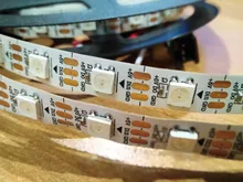 PCB Pixel-Strip WS2812 Smart Led IP65/IP67 Black/white Leds/m DC IC 4m/5m