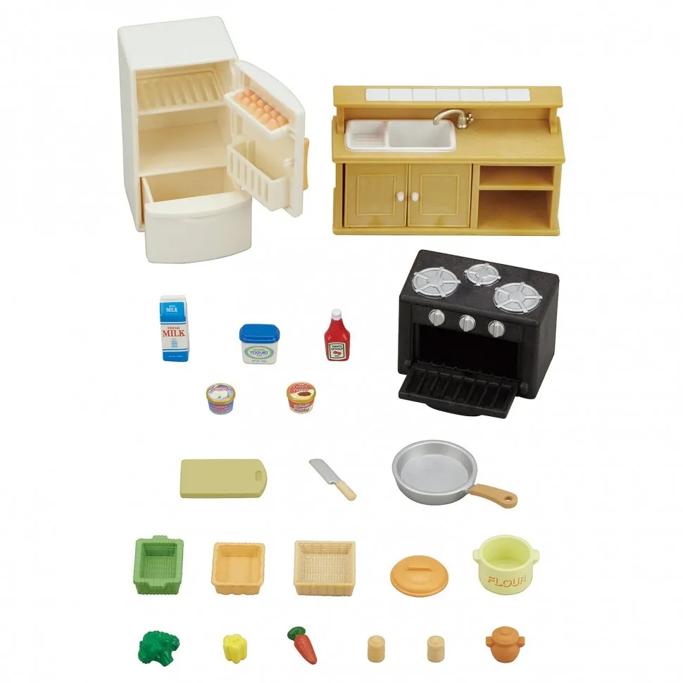 Set Sylvanian Families kitchen and 