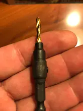 Drill-Bit-Set Countersink-Drill Pilot-Holes Woodworking A-Wrench Screw-Sizes with 5pcs