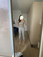 Sport Gym Suits Wear Yoga-Sets Running-Clothes Long-Sleeve Seamless Female Women Fitness