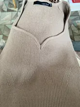 DEAT-suéter de punto con cuello cuadrado corto para mujer, Jersey holgado de manga larga con cuello en V, moda de otoño, 13U090, 2021