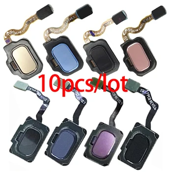 

10pcs For Samsung S8 plus G950F G955 G955F S9 Plus G960F G960 G965F Home Return Key Menu Button Fingerprint Sensor Flex Cable