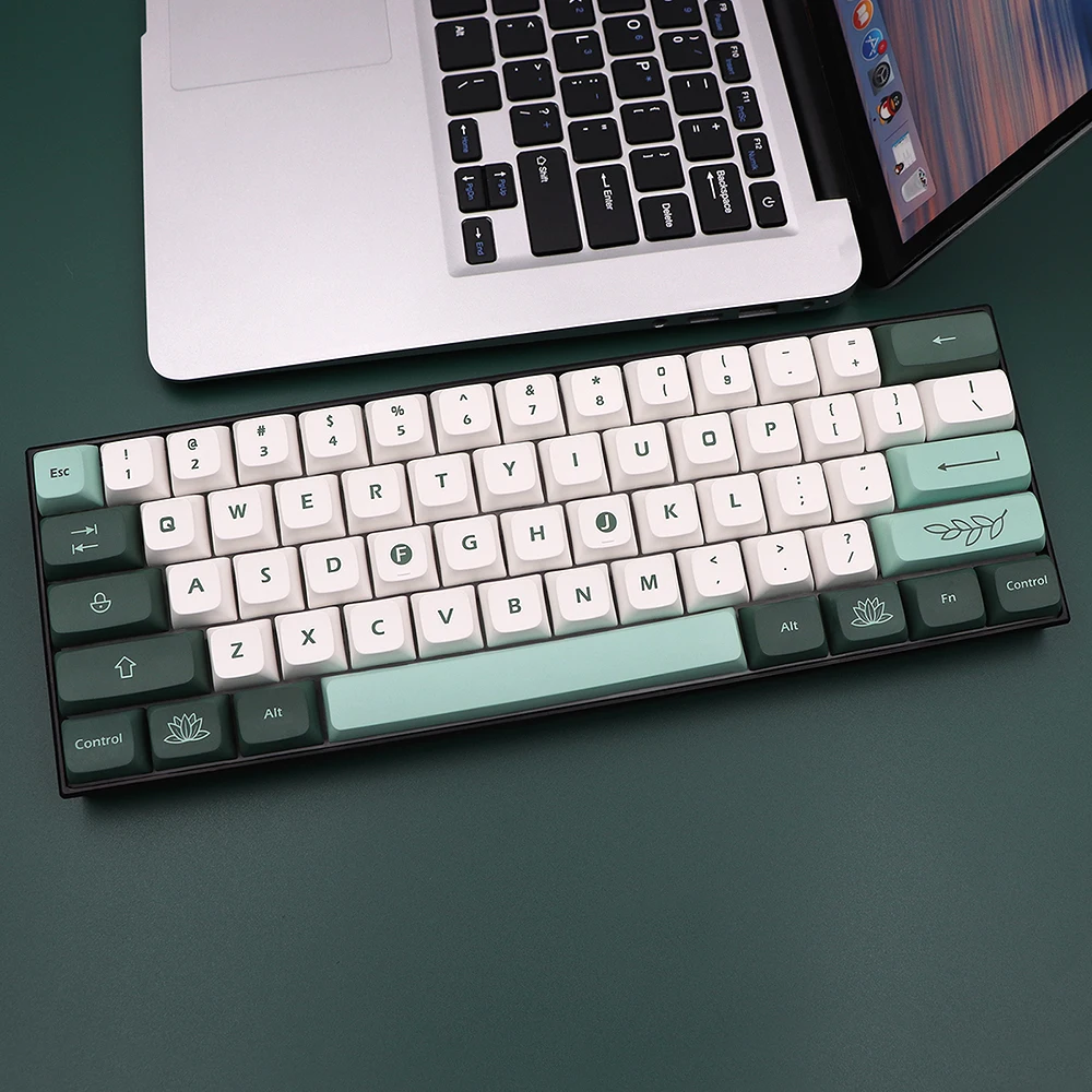Xda Perfil 136 Teclas Gmk Botanical Keycaps Pbt 5-sided Dye-sub Teclado Mecânico Keycap para mx Switch com 6.25u 7u Espaço