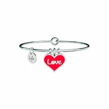 

Bracelet KIDULT 731608 Love 316L stainless steel Red Heart Love