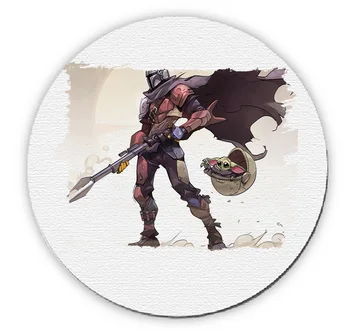 

ROUND SUPERHERO SPACE GALAXY FAR mousepad raton