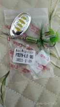 FTK-Cebo giratorio de 7,5g, 12g, 17,5g, señuelo de Metal para pesca con plumas y anzuelos triples, 1 unidad