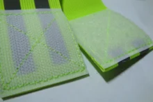 Bandas reflectantes elásticas para brazo, pierna y correas de tobillo, reflectantes de seguridad, cintas de correa para correr por la noche, caminar y ciclismo