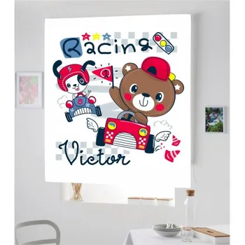 

Blind Iroa customizable Digital Racing! ROLLER BLINDS TRANSLUCENT PERSONALIZED WITH NAME! (100X170)