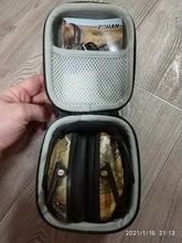 ZOHAN-orejera electrónica táctica para caza, auriculares con reducción de ruido, protección auditiva, NRR, 22db