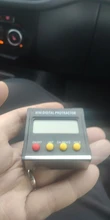 Mini transportador digital de 360 grados, inclinómetro, caja de nivel electrónico, herramientas de medición de base magnética